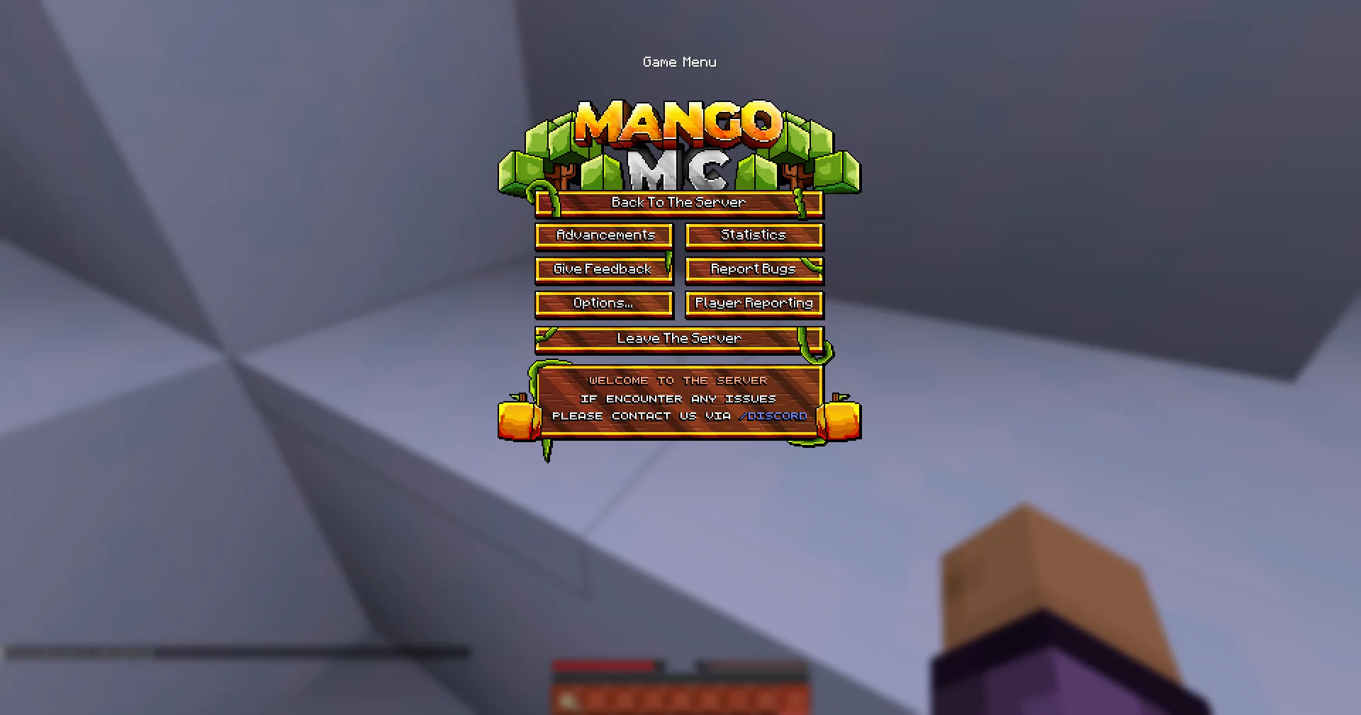 Tasarım - MangoMc Esc Menü | Türkiye'nin En Büyük Minecraft Türkiye Forumu