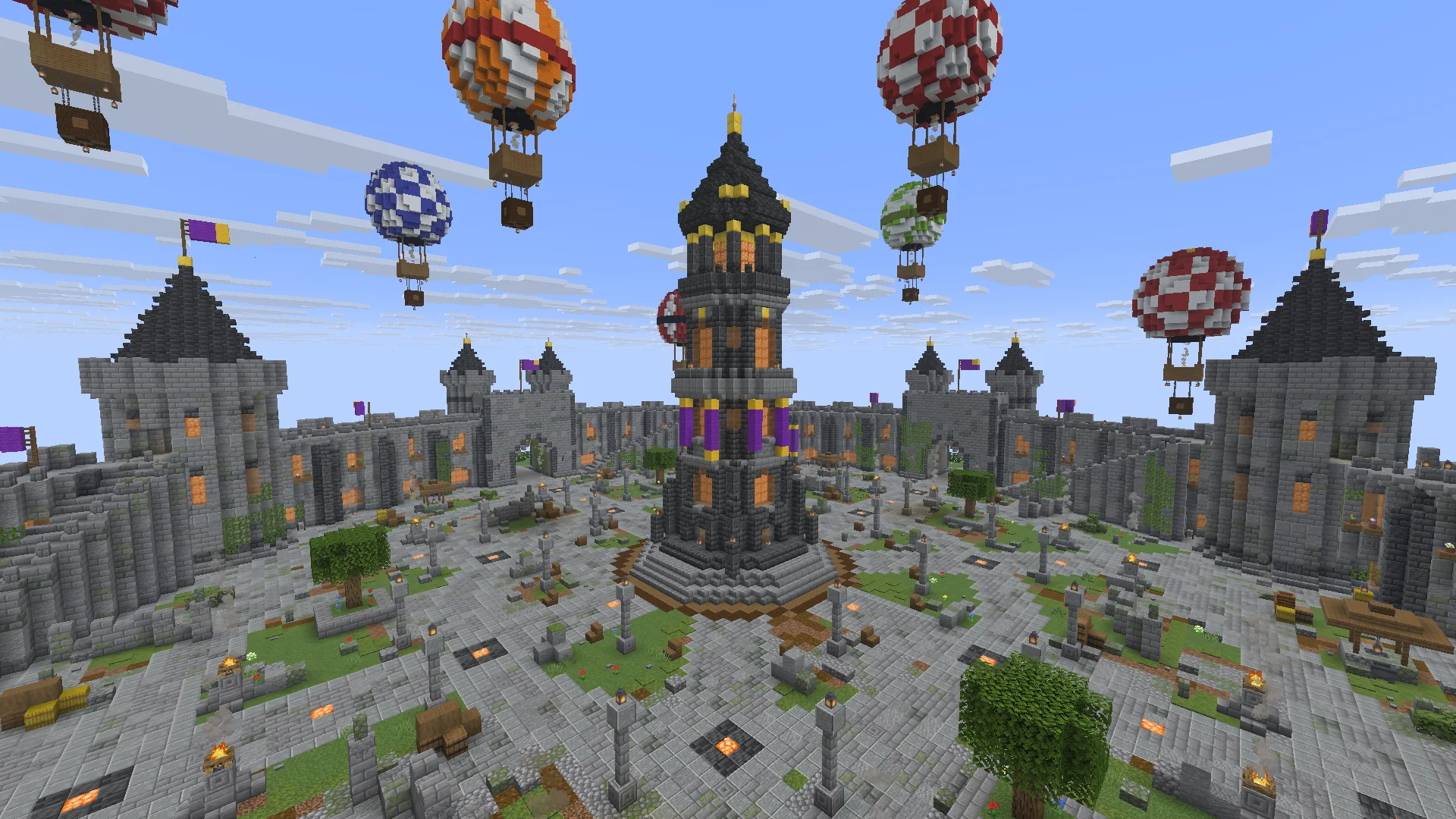 Craftavia SkyBlock için hazırlanan Envoy arenası