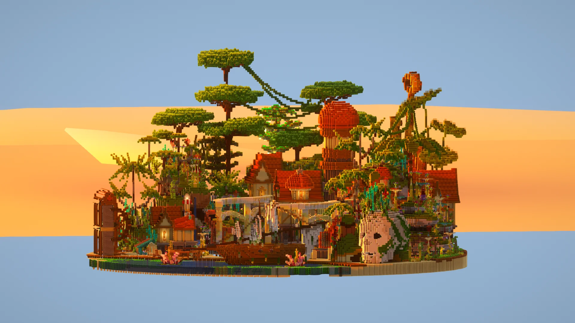 minecraft tropical lobby furkan.webp