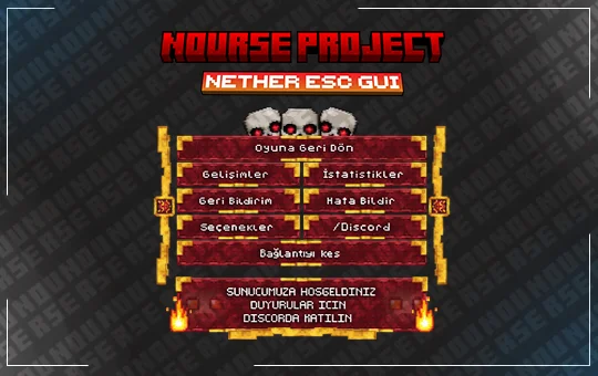 Nether ESC Menüsü | Tasarım + Konfigürasyon | Nourse Project