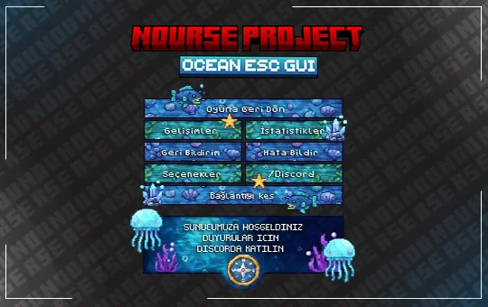 Ocean ESC Menüsü | Tasarım + Konfigürasyon | Nourse Project