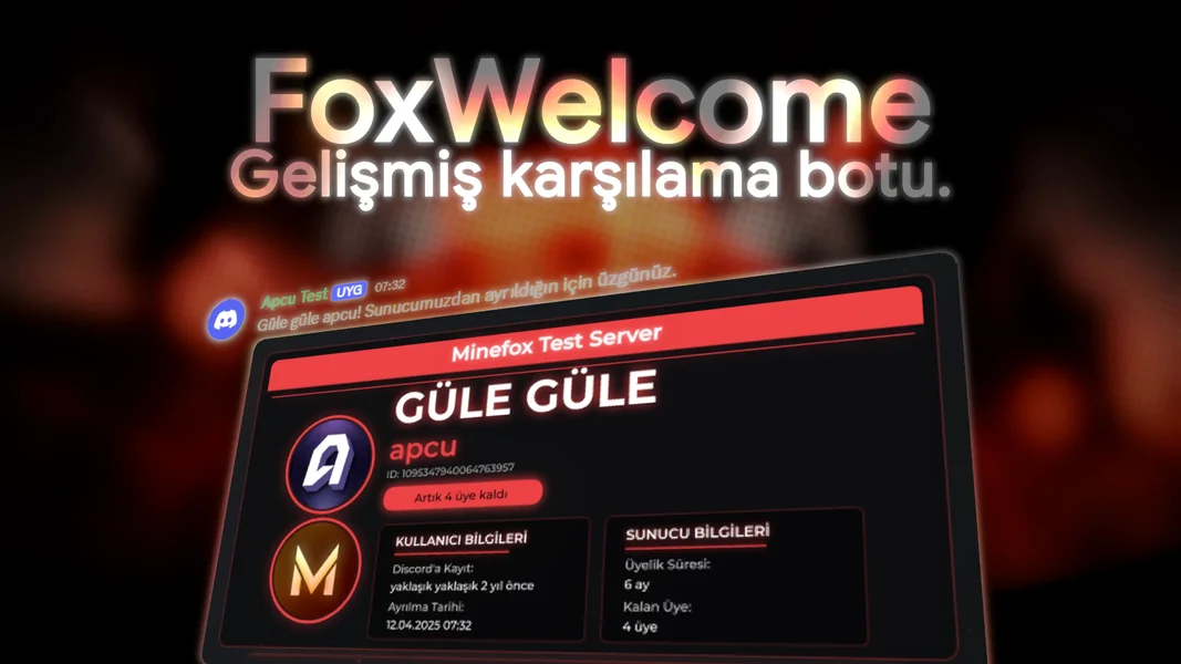FoxWelcome | Discord Karşılama Botu | Minefox Studio