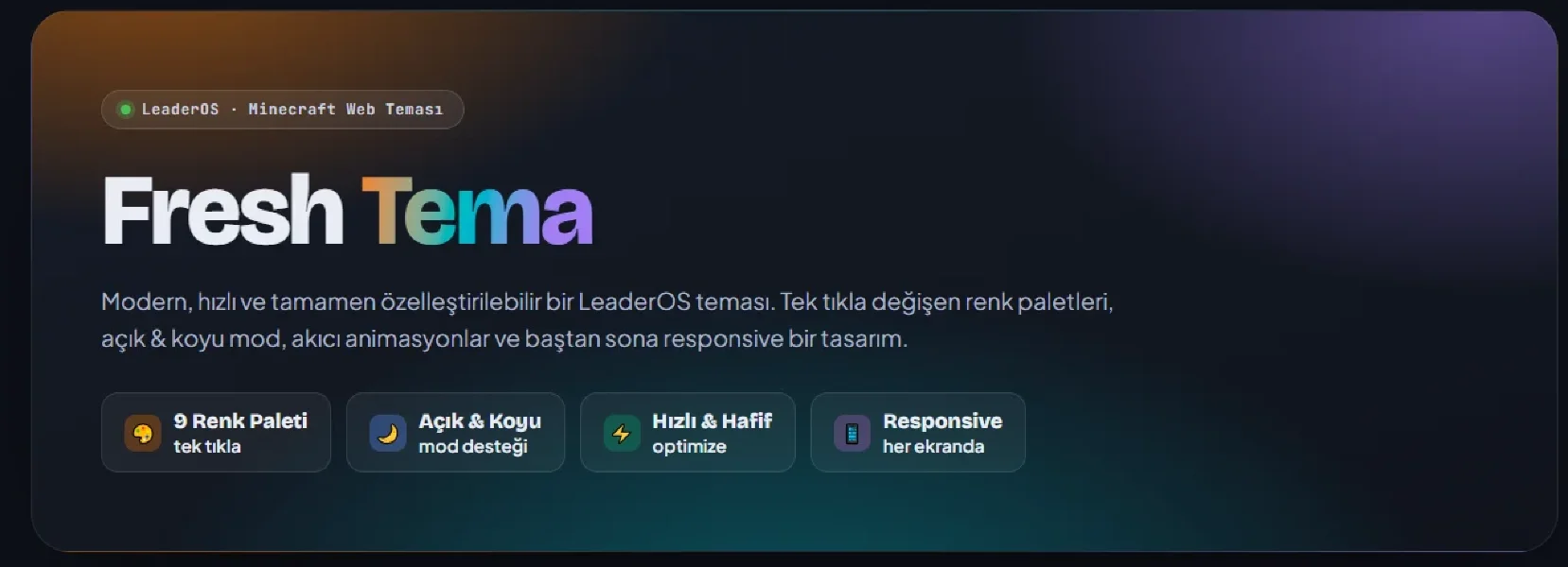 Fresh LeaderOS Teması | Lansmana Özel %25 İndirim! | Minefox Studio