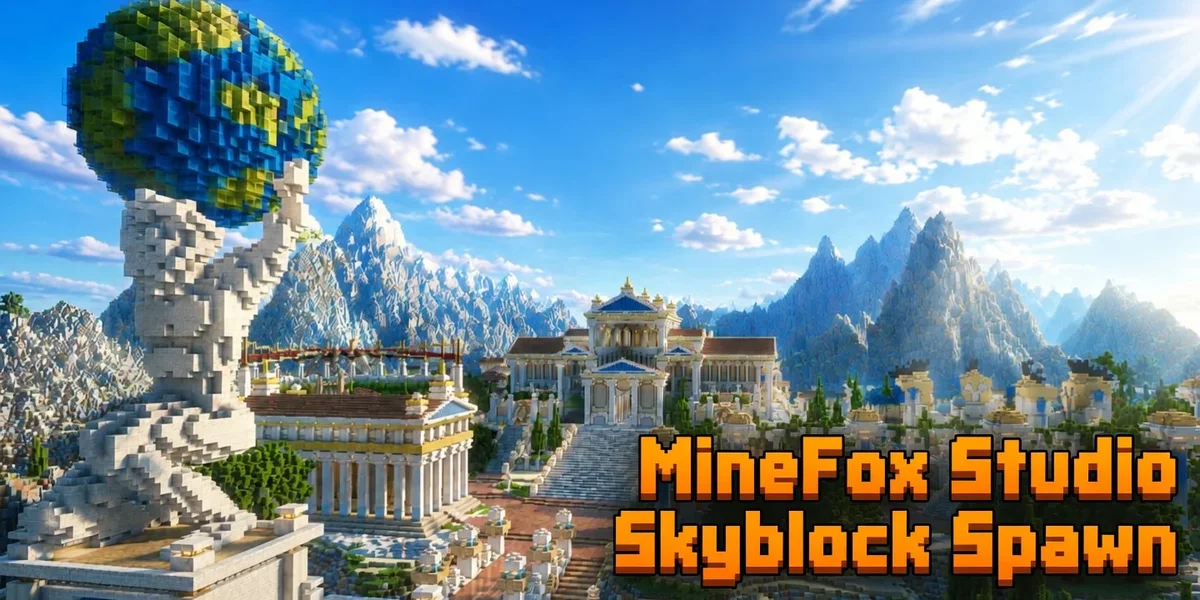 Skyblock Spawn – 400x400 - Yunan Temalı - 450₺