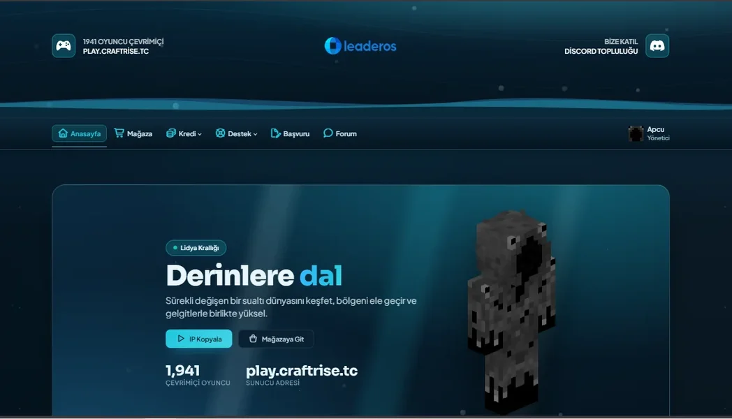 Ocean LeaderOS Teması | Minefox Studio