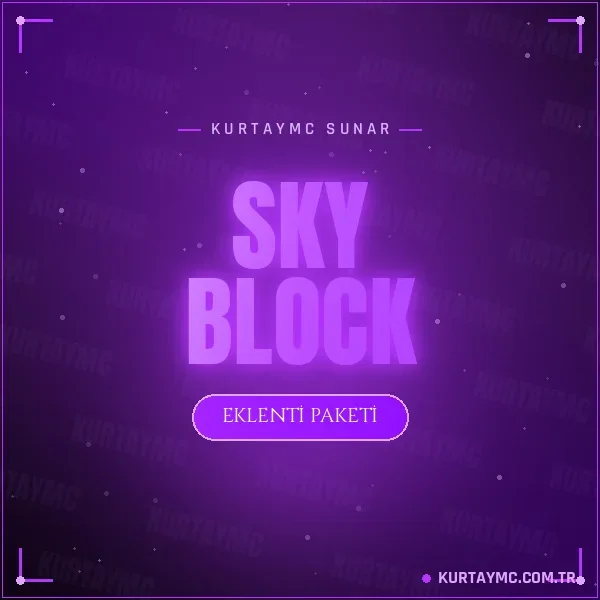 KurtayMC | 1.16.5 SkyBlock Eklenti Paketi | Odak Ağacı, Ada Asistanı, Akıllı Depo, Sohbet Sistemi