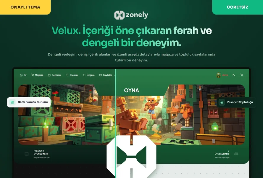Velux Zonely Teması