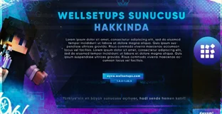 WellSetups - Tekno Minecraft Konu Tasarımı