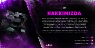 WellSetups - Dark Minecraft Konu Tasarımı
